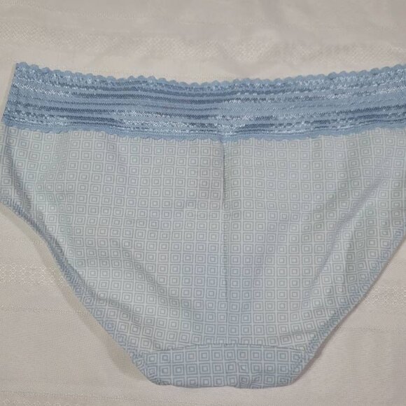 Warner's XL 8 No Muffin Top Cotton Stretch with Lace Hipster Panty NWT RU1091P - Picture 2 of 3